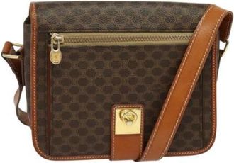 Celine Pre-owned Leather celine-bags - Dames - Vintage Schoudertas - Bruin - ONE Size - Leer - Vintage