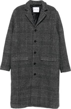 Samsøe & Samsøe Cappotto monopetto a quadri - Grigio