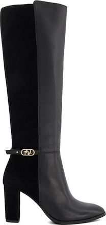 Dune London Solia Leather Knee High Boots