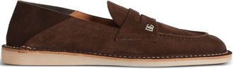 Dolce & Gabbana Brown Suede Loafer