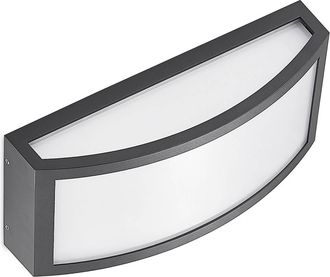 Lindby Lindby L&aacute;mpara De Pared Led Exterior jakari En Negro Aluminio