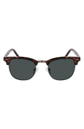 Cole Haan 49mm Polarized Tapered Round Sunglasses in Tortoise at Nordstrom Rack