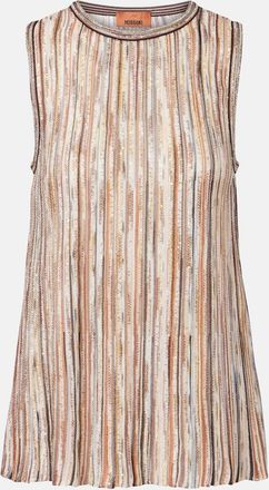 Missoni Top in lam&eacute; con paillettes