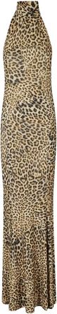 Norma Kamali Abito a sirena con collo alto a tartaruga - - Dresses - Donna - Marrone - S
