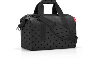 Reisenthel Umh&auml;ngetasche REISENTHEL Allrounder M, Damen, Gr. B/H/T: 40cm x 33,5cm x 24cm, schwarz, schwarz matt, Polyester, Taschen Umh&auml;ngetasche