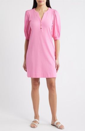 Lilly Pulitzer Ronson Cotton Blend Mixed Media Dress in Confetti Pink at Nordstrom, Size X-Large