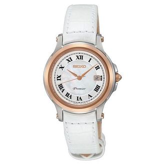 Seiko Womens Watch SXDE42P2 (28 mm) - White - One Size