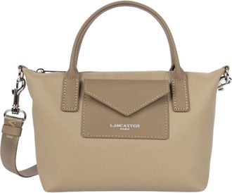 Lancaster Storm Kba Crossbody Tas - Dames - Tassen - Beige - Maat: ONE Size Leer