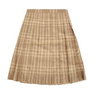 Burberry Midi Skirts, female, Beige, Size: M Estelle Skirt