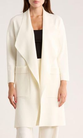 By Design Andrea Open Front Long Cardigan in Egret at Nordstrom, Size Small