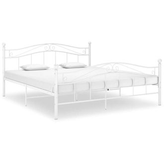 vidaXL Giroletto Bianco in Metallo 180x200 cm - Vidaxl