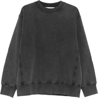 Études Studio Felpa girocollo con stampa stella - Nero