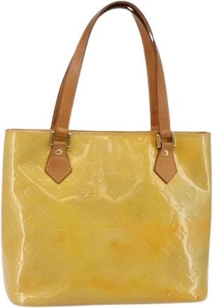 Louis Vuitton Pre-owned Tote Bag - Dames - Vintage Shopper - Geel - ONE Size - Leer - Vintage