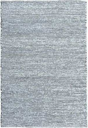 AFK Living Alfombra de algod&oacute;n reciclado tejida a mano gris 160 x 230 cm