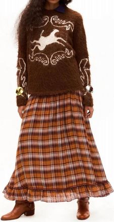 Carolina K Jinete Maxi Skirt In Brown