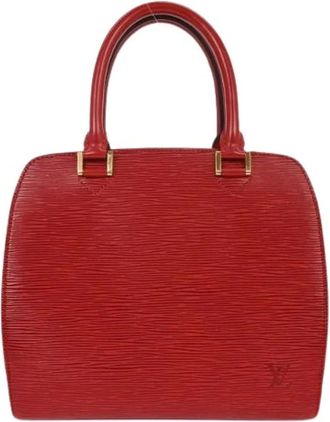 Louis Vuitton Pre-owned Handbags, female, Red, Size: ONE SIZE Pre-owned Leather Handbag