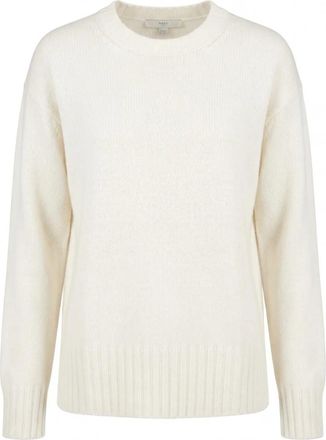 Malo Girocollo con costa - - Knitwear - Donna - Beige - XS