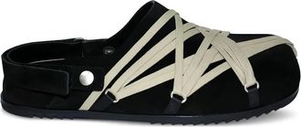 Rick Owens Sandali in pelle con cinturini - Nero