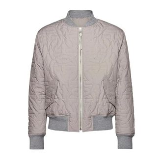 Ferragamo Gewatteerd Bomberjack - Heren - Bomber jackets - Grijs - XL - Polyester - Jassen