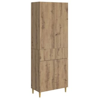 vidaXL Juego De Armarios 2 Uds. Roble Artisan Madera De Ingenier&iacute;a Vidaxl