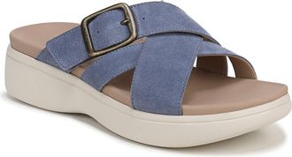 Vionic Starla Sandal in Pacific Blue Suede at Nordstrom Rack, Size 8.5