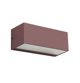 Forlight Forlight - Ara Aplique Exterior Rectangular Marr&oacute;n Para Bombilla E27