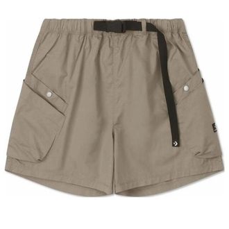 Converse (WMNS) Converse Woven Utility Shorts Asia Sizing Olive Green 10026395-A06
