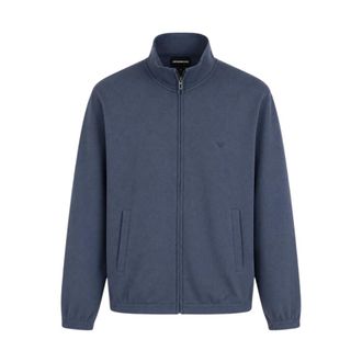 Emporio Armani Punto Jerseywear - Heren - Sweatshirts & Hoodies - Blauw - Maat: L Jersey