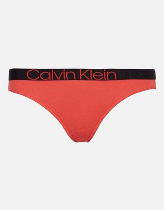Calvin Klein Womens CK Reconsidered Comfort Bikini Brief, Punch Pink - Size: 14