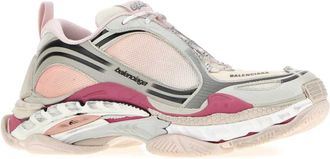 Balenciaga Womens Multicolor Fabric And Rubber Triple S.2 Sneakers Gradientpurple