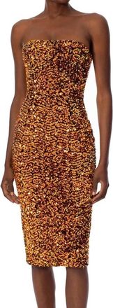 Helsi Cindy Midi Dress In Amber