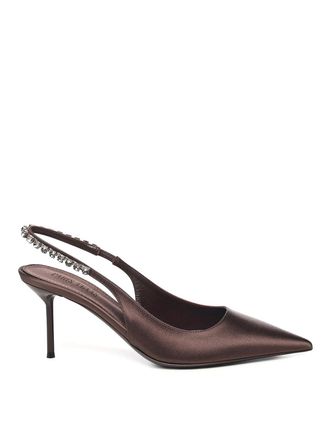 PARIS TEXAS Lidia Satin Slingback