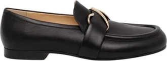 Proenza Schouler Schoenen, Dames, Zwart, 36 EU, Leer, Monogram Loafers