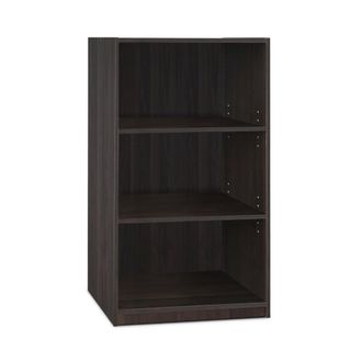 Furinno JAYA Simple Home 3-Shelf Bookcase, CC Espresso
