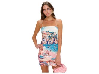 Show me your Mumu Pto Mini Dress Womens Dress Oasis Beach Club : XL, Nylon/Rayon/Spandex