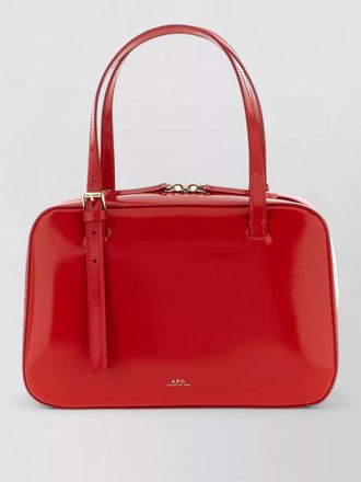 A.P.C. virginie box shoulder bag adjustable strap