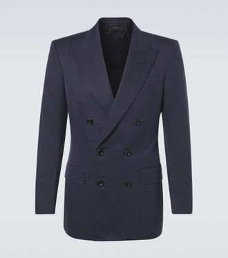 Tom Ford Double-breasted silk blazer