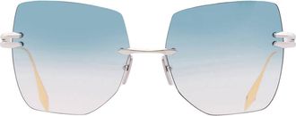 Dita Eyewear EMBRA Turquoise Gradient Butterfly Ladies Sunglasses DTS155-A-03 58