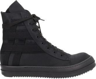 Rick Owens Black High-top Sneakers