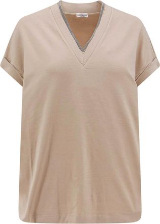 Brunello Cucinelli Stretch cotton top