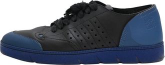 Loewe Mens Leather Colorblocked Sneaker (Authentic Pre-Loved)