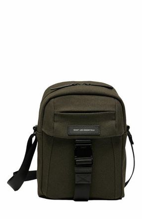 Want Les Essentiels Brantford Organic Cotton Canvas Crossbody Bag in Green at Nordstrom