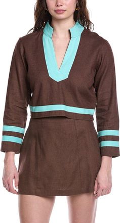 Sail to Sable The Tunic Linen-Blend Top