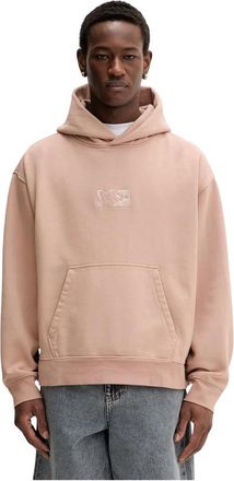 Vans Logo-detail Hoodie - Heren - Hoodies - Beige - 2XL - Katoen - Hoodies & sweatvesten