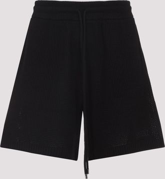 Amiri Crochet Mesh Short