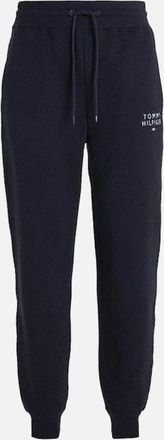 Tommy Hilfiger Mens Premium Quilted Tracksuit Jogging Bottoms, Navy - Black - Size: 37/36/32