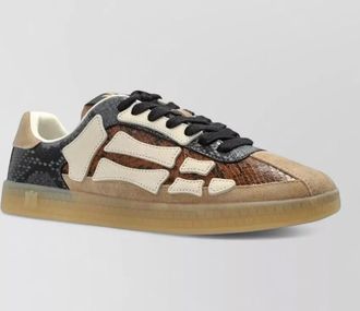 Amiri snake pacific bones low top sneakers