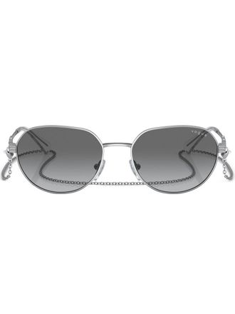 Vogue Eyewear Occhiali da sole VO4254S con catena - Argento