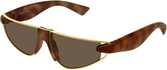 Bottega Veneta Cat Eye Zonnebril - Dames - Zonnebrillen - Bruin - 58 MM - Accessoires