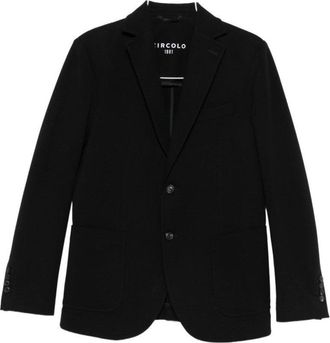 Circolo 1901 Tailored Black Jacket With Two-Button Front